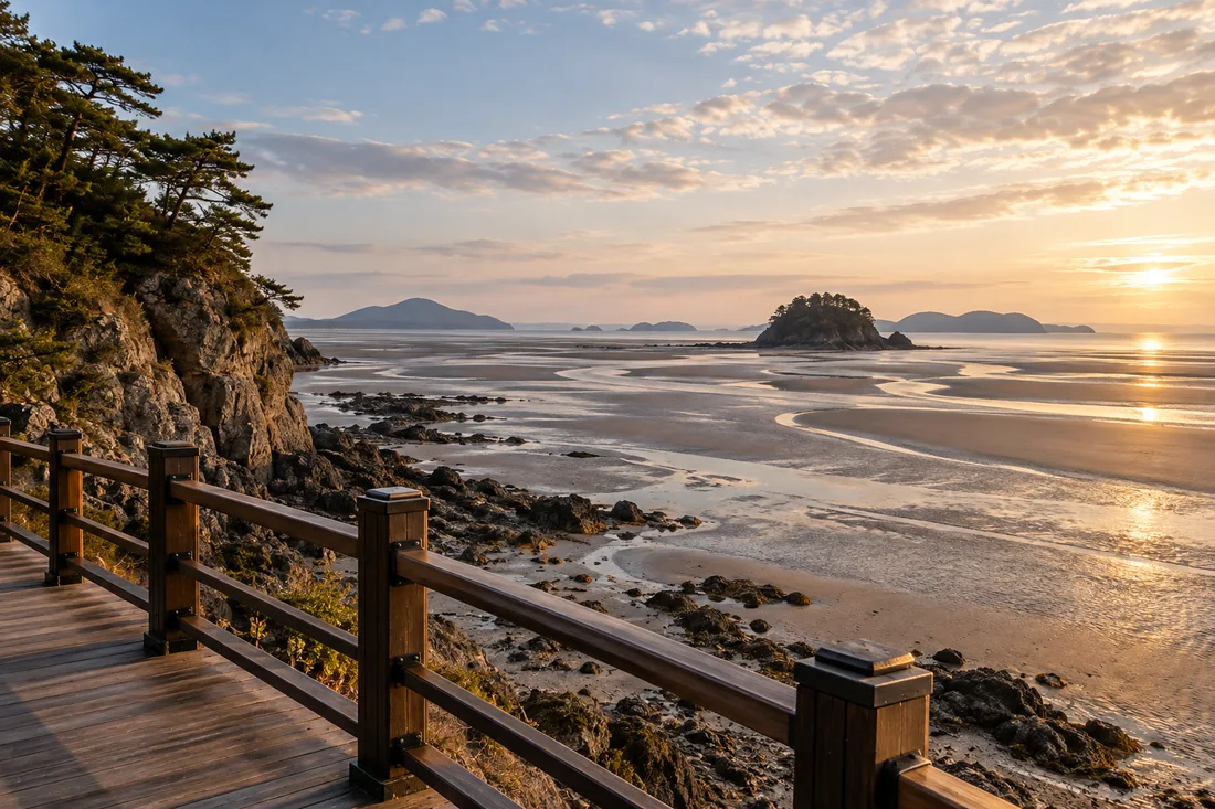 물때 정보와 안전 판단을 구분하는 법 콘셉트 이미지